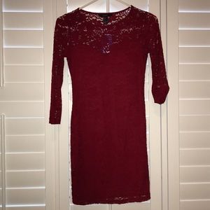 NWT RED LACE DRESS